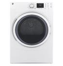 27 in. 7.5 cu. ft. Gas Dryer in White on White
