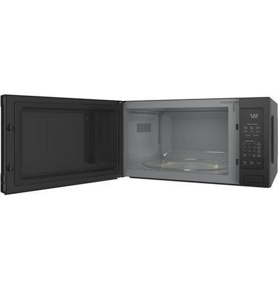 GE&reg; Black on Black 2.2 cu. ft. 1100 W Countertop Microwave 