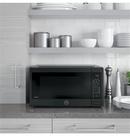 GE&reg; Black on Black 2.2 cu. ft. 1100 W Countertop Microwave 