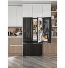 GE&reg; Black Slate 35-3/4 in. 27.8 cu. ft. French Door Refrigerator 