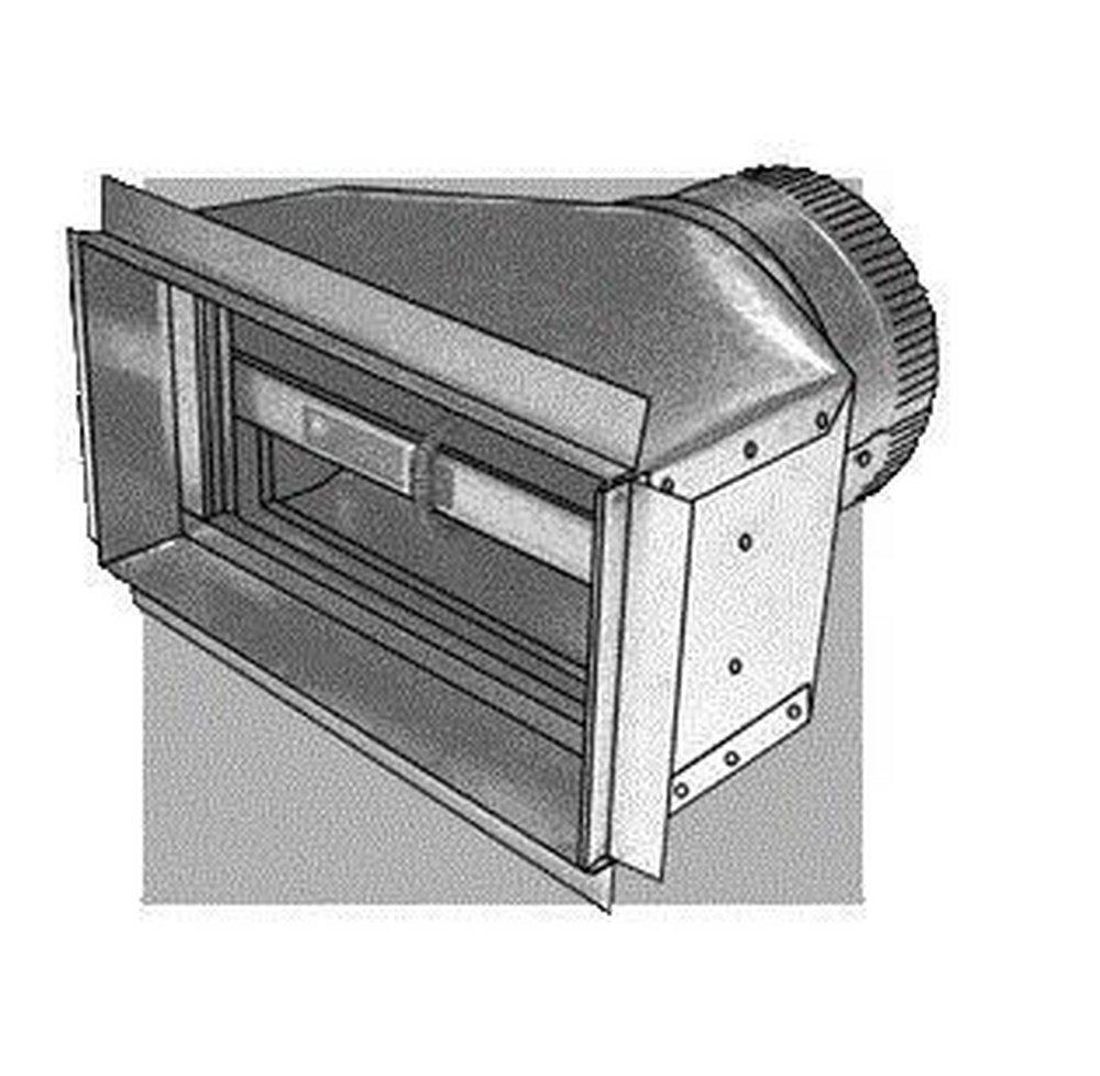 Royal Metal Products 14 x 8 in. Straight Boot Steel 24 ga 