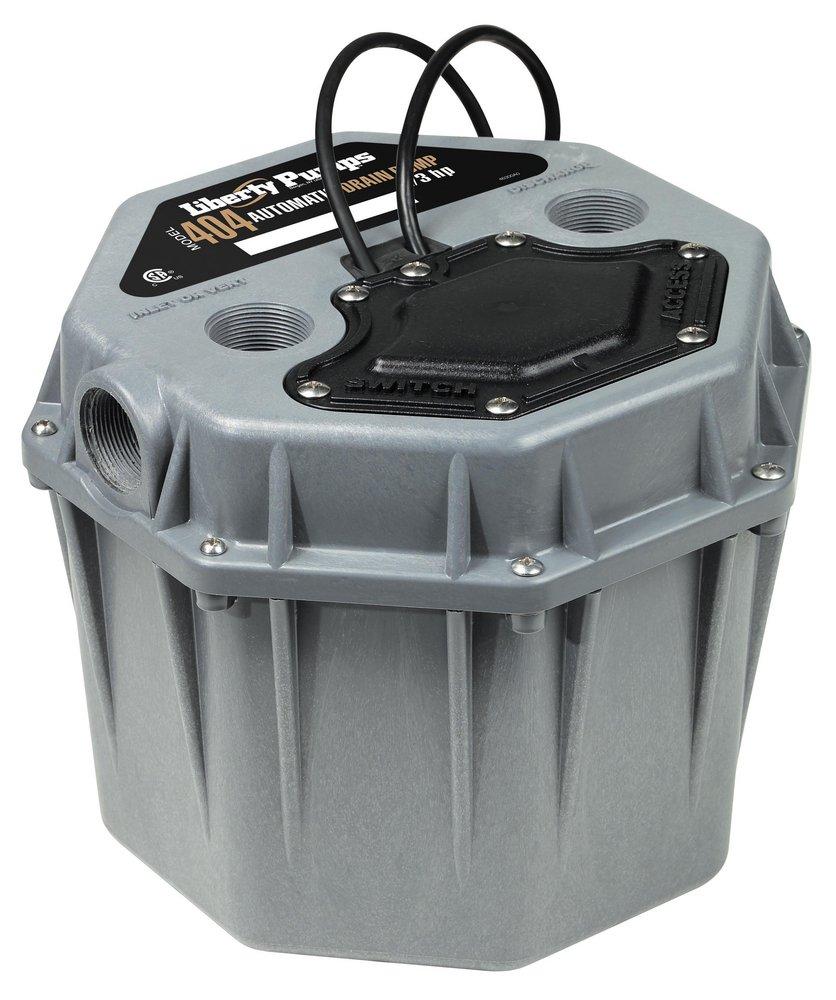 Liberty Pumps 404CV/A-EYE 1/3 HP DRAIN PUMP WITH CHECK VALVE AND NIGHTEYE ALARM 
