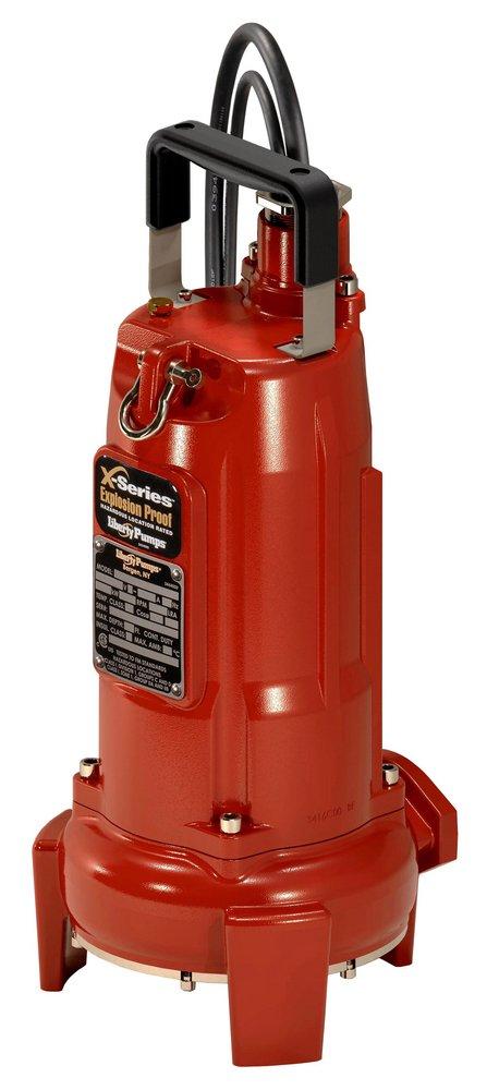 Liberty Pumps Red 200V Horizontal Grinder Pump with 25 ft. Cord 