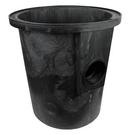 Liberty Pumps Black 22 in. 24 gal Sump Pit with 4 in. Rubber Grommet 