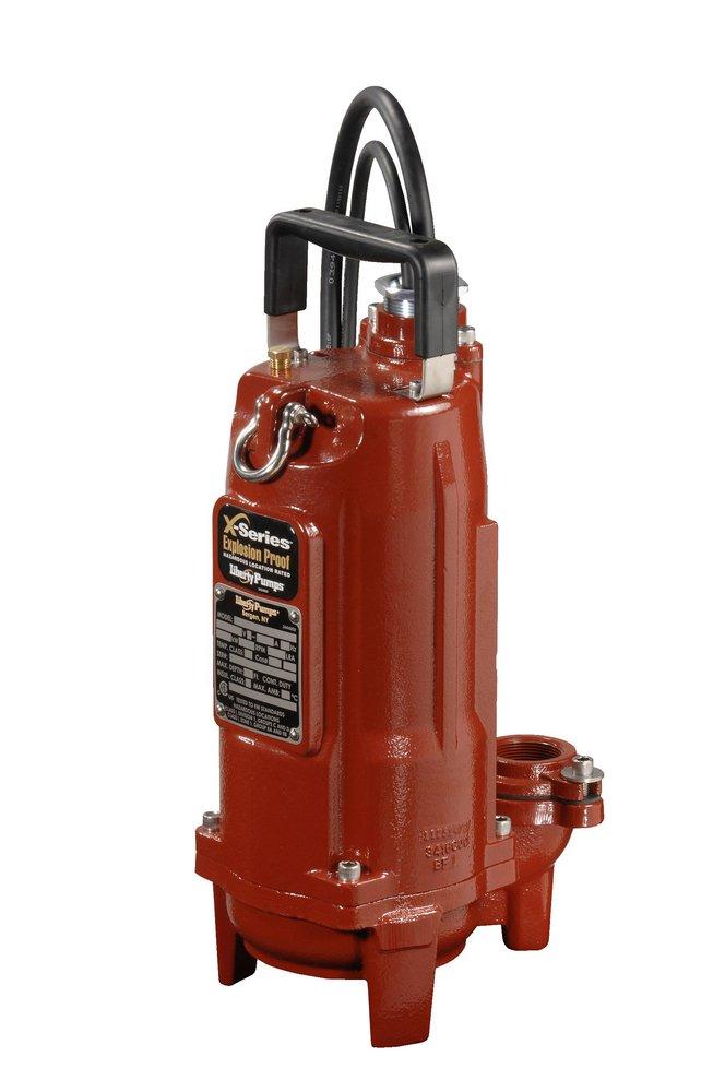 Liberty Pumps Red XFL103M-3 1 HP EXPLOSION-PROOF SEWAGE PUMP WITH 35' POWER CORD 