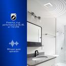 Panasonic White 50-80-110 CFM Ceiling Mount Bathroom Exhaust Fan with Smartflow&trade; ECM Motor in White - 0.3-0.9 Sones - Energy Star Rated 