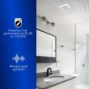 Panasonic White 50-80-110 CFM Ceiling Mount Bathroom Exhaust Fan with Smartflow&trade; ECM Motor in White - 0.3-0.9 Sones - Energy Star Rated 
