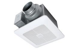 50-80-110 CFM Ceiling Mount Precision Spot Ventilation Fan with Smartflow™ ECM Motor, Humidity Sensor, & Motion Sensor in White - 0.9 Sones - Energy Star Rated