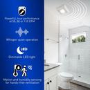 Panasonic White 50-80-110 CFM Ceiling Mount Precision Spot Ventilation Fan in White - 0.9 Sones - Energy Star Rated 