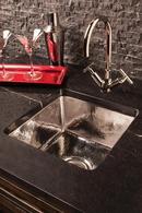 Stone Forest Polished Stainless 15 x 15 in. Drop-in Stainless Steel Bar Sink 
