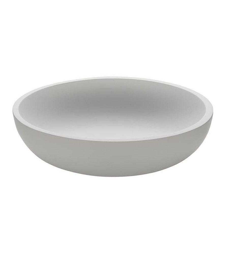 MTI Whirlpools&reg; White Matte 14X4 MATTE WHITE ESS SINK-LUNA 1 FLAT RIM 