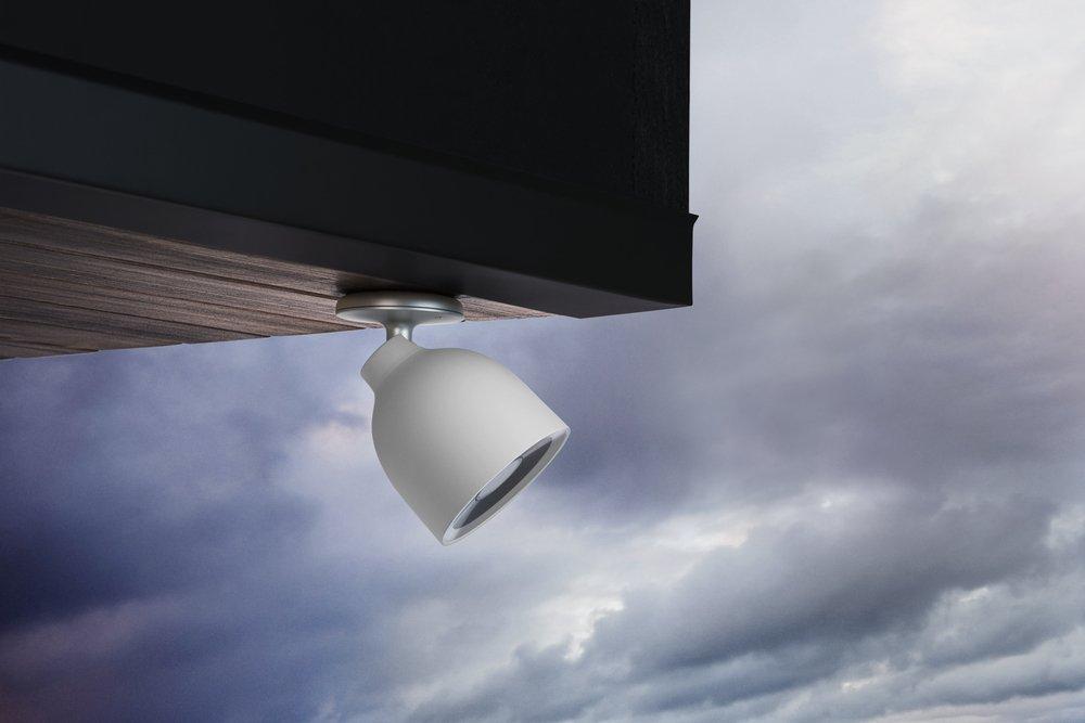 Google White Outdoor Security Camera in White 