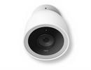 Google White Outdoor Security Camera in White 