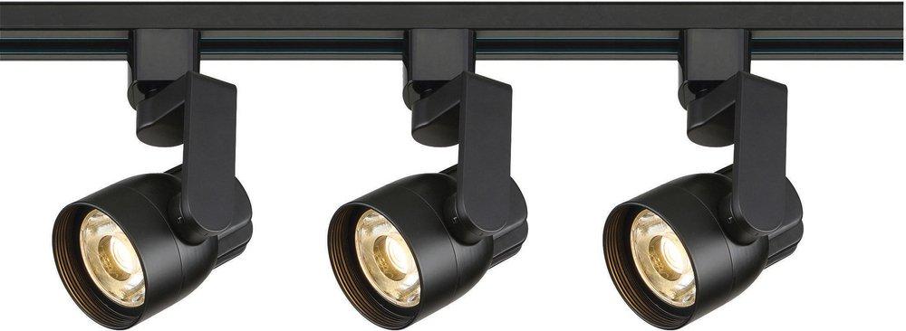 NUVO Black 108W 3-Light LED Track Light Kit 