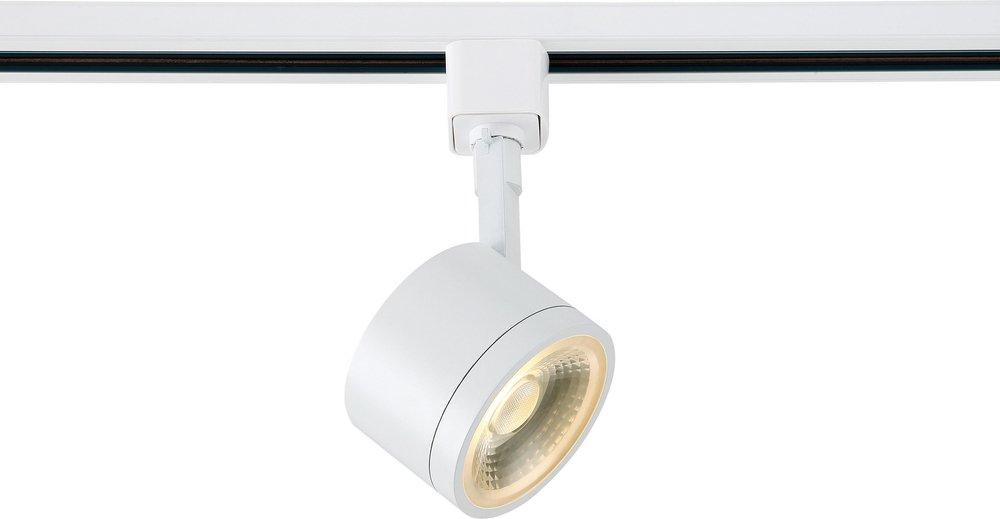 NUVO White 12W 1-Light 3000 Kelvin 36 Degree LED Round Head Track Lighting 
