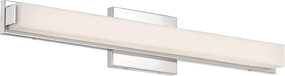 NUVO Polished Nickel SLICK LED 26 VANITY FIXTURE POLISHED NICKEL FINISH 