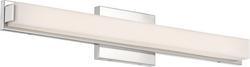 25" 26W 1-Light Integrated LED Vanity Fixture in Polished Nickel