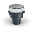 Zurn Stainless Steel Solvent Weld Plastic Cleanout with Round Stainless Steel Strainer 