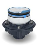2 in x 3 in. ABS Solvent Weld Adjustable Floor Drain with EZ1&trade; Technology and Nickel Bronze Top 