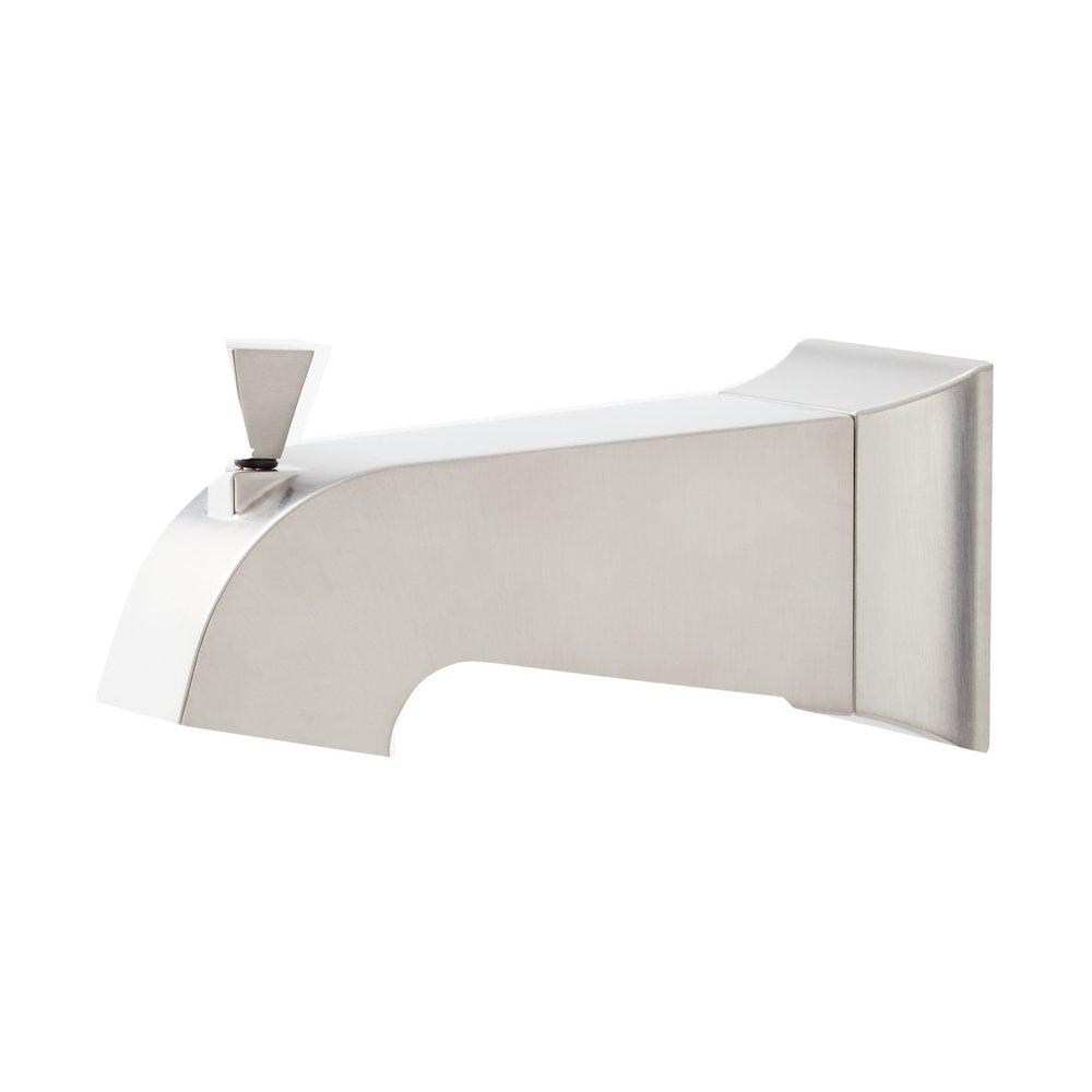Signature Hardware Brushed Nickel Diverter Tub Spout 