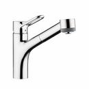 Hansgrohe Polished Chrome Single Handle Pull Out Kitchen Faucet 