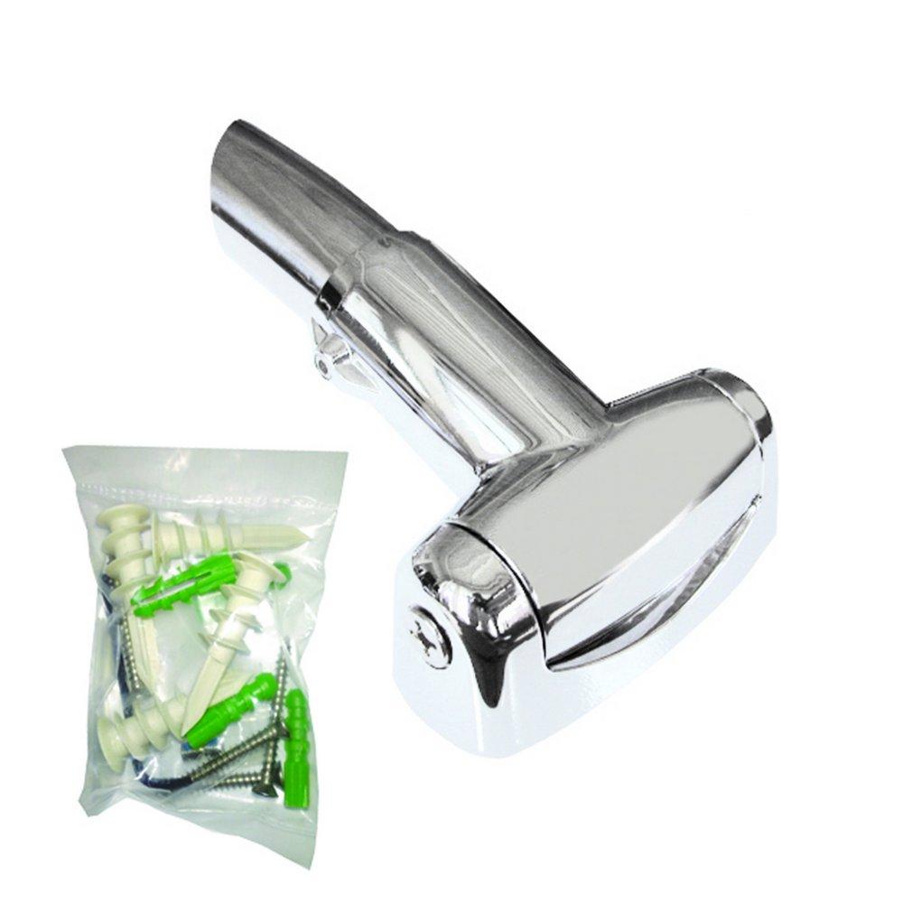 Focus Products Group Polished Chrome Mounting Bracket for Curved Shower Rods 