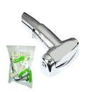 Focus Products Group Polished Chrome Mounting Bracket for Curved Shower Rods 