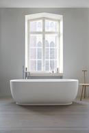 Duravit White 70-7/8 x 33-1/2 in. Freestanding Bathtub 