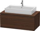 LC VANITY UNIT F.CONSOLE 2 DRAWERS 400X1020X547 BRUSHED WALNUT