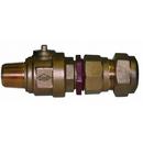 A.Y. McDonald CC x CTS Compression Brass Water Service Corporation Stop with Dielectric Outlet 