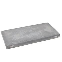 18 in. x 38 in. x 3 in. Concrete and Foam Earthquake Equipment Pad - Grey