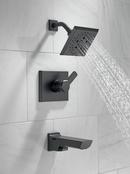 Delta Faucet Matte Black Single Handle Multi Function Bathtub & Shower Faucet (Trim Only) 
