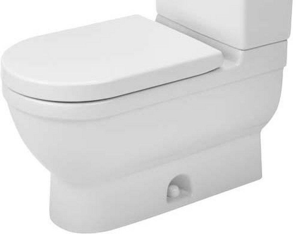 Duravit White TWO-PIECE TOILET STARCK 3 WHITE SIPHON JET ELONGATED HET/GB HYG 