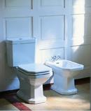 Duravit White Elongated Closed Front Toilet Seat with Cover 