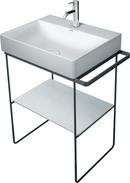 Duravit Black METAL CONSOLE FS DURASQUARE 235360 HEIGHT AD & 50MM T/R LE/RI BLACK MATT 