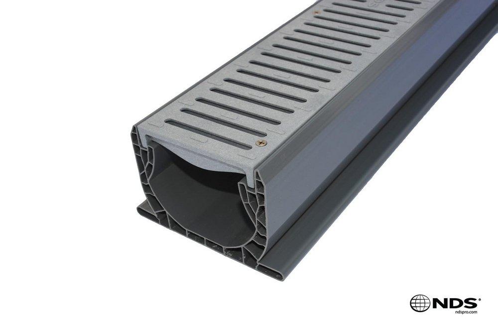 NDS Grey Plastic Channel Linear Grate 