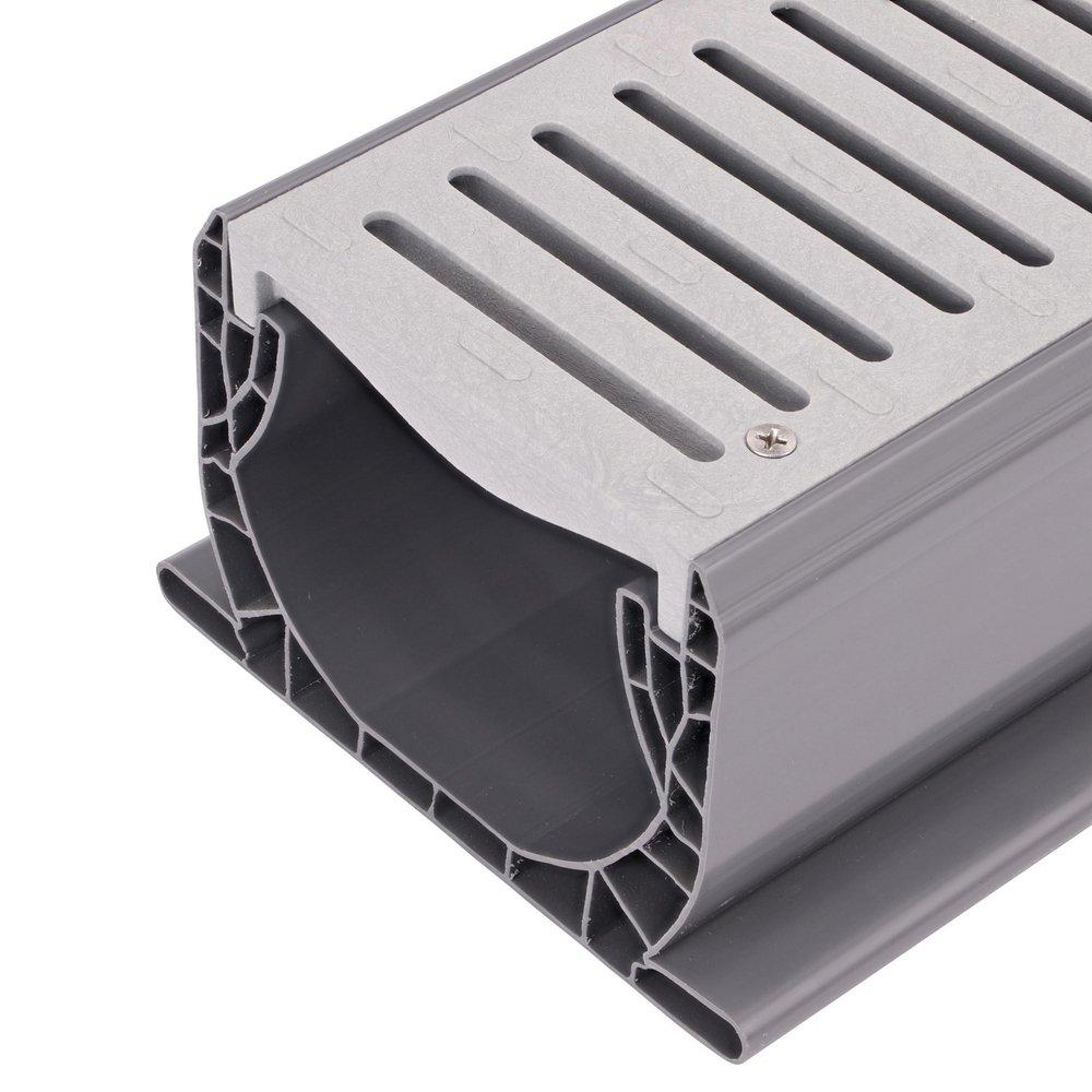 NDS Grey Plastic Channel Linear Grate 