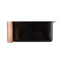 Signature Hardware Antique Copper 32-3/4 x 22 in. Copper Single Bowl Farmhouse Kitchen Sink 