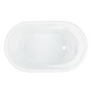 Signature Hardware White 51 x 29 in. Freestanding Bathtub End Drain 