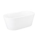 Signature Hardware White 70 x 31-3/4 in. Freestanding Bathtub with Center Drain 