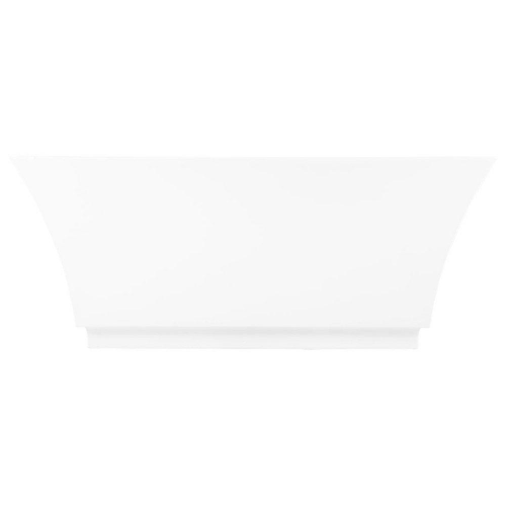 Signature Hardware White 67 x 32 in. Freestanding Bathtub with Center Drain 