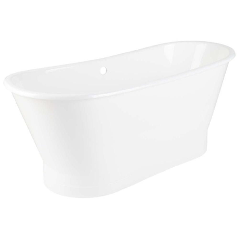 Signature Hardware White 68 x 26-1/4 in. Freestanding Bathtub 