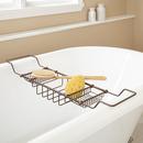 Signature Hardware Oil Rubbed Bronze Brass Tub Caddy 