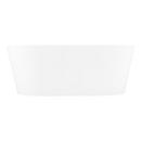 Signature Hardware White 67 x 32 in. Soaker Freestanding Bathtub with Center Drain 
