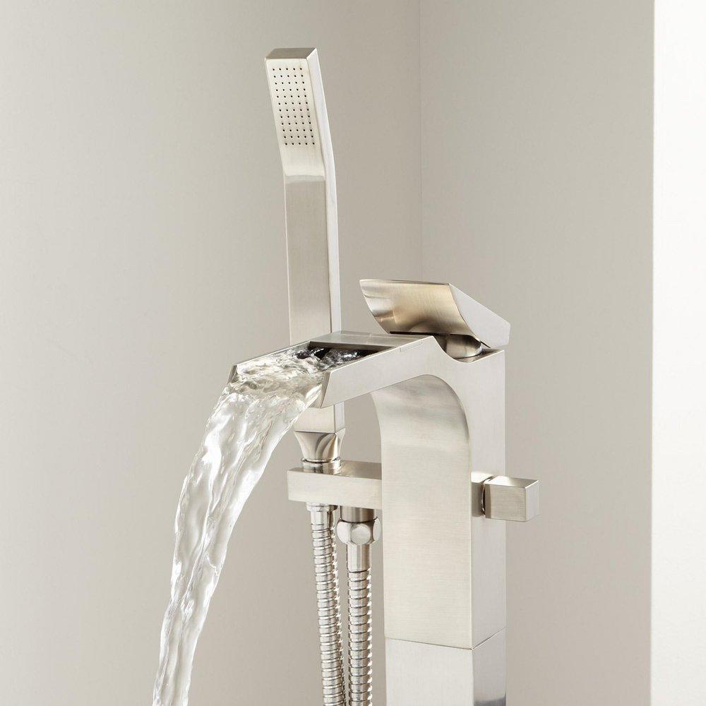 Signature Hardware Oil Rubbed Bronze Single Handle Lever Floor Mount Filler 