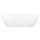 Signature Hardware White 56-1/2 x 31-1/2 in. Freestanding Bathtub with Center Drain 