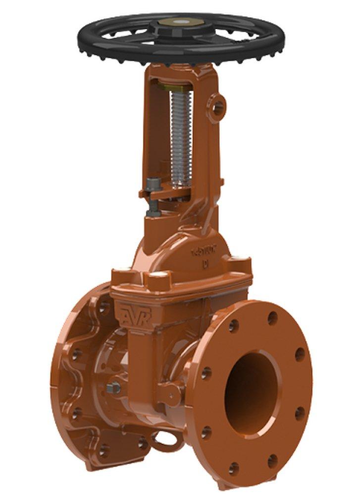 American AVK Co. Flanged Ductile Iron OS&Y Resilient Wedge Gate Valve 