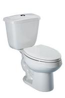 Vortens White 1.28 gpf Elongated Toilet Bowl 
