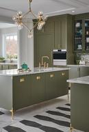 Brizo Luxe Gold Single Handle Pull Down Kitchen Faucet 