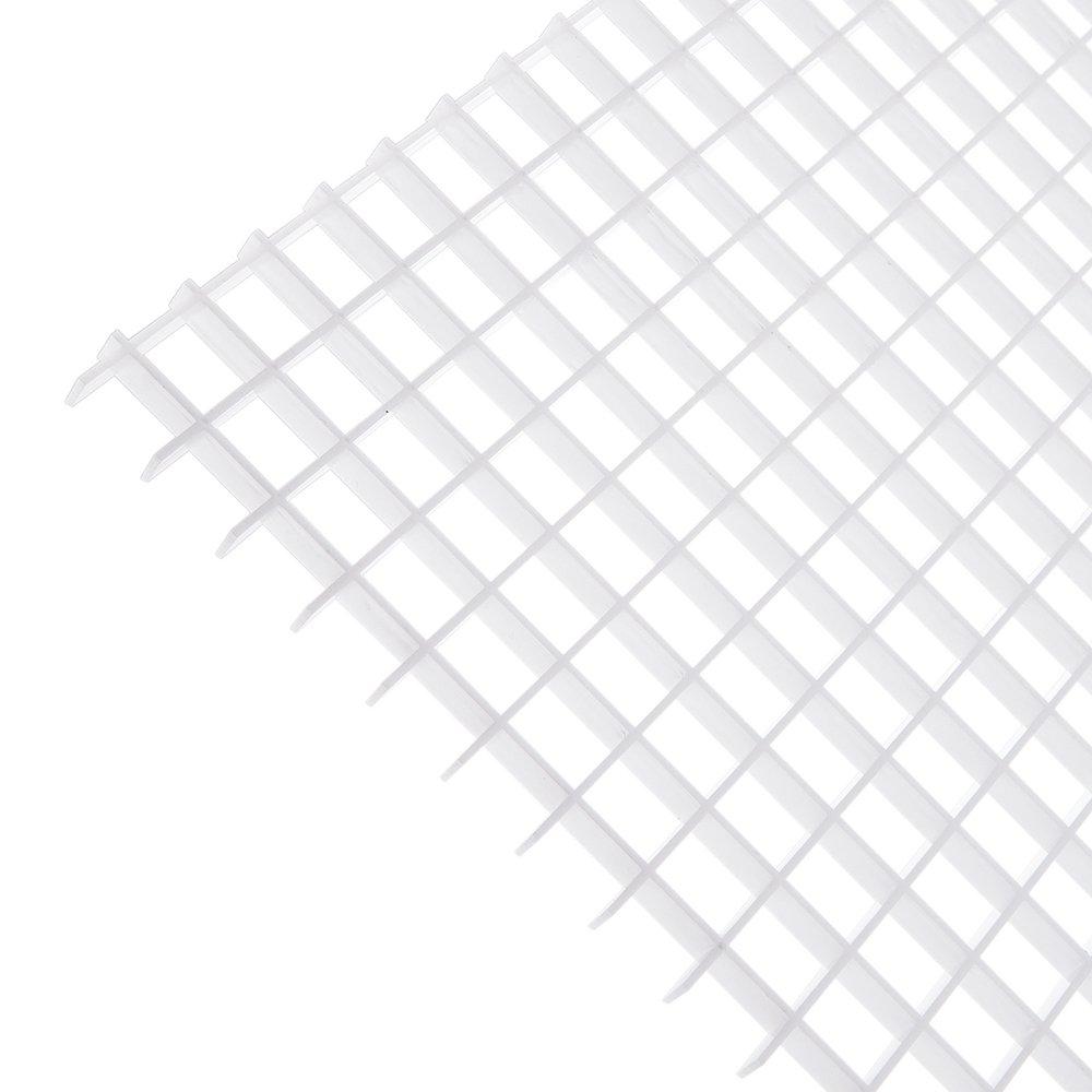 Plaskolite White 2 in x 4 ft Egg Crate Styrene Louver Lens 5 Pack 